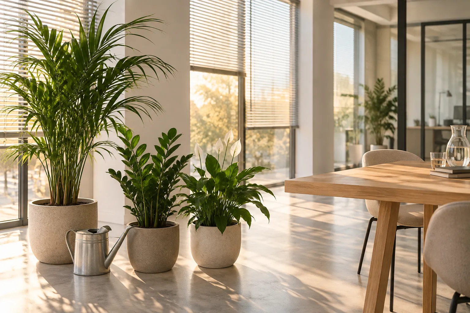 Comment arroser les plantes du bureau pendant les congés