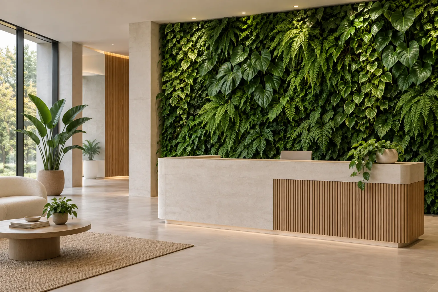 Mur végétal intérieur : naturel ou stabilisé, que choisir