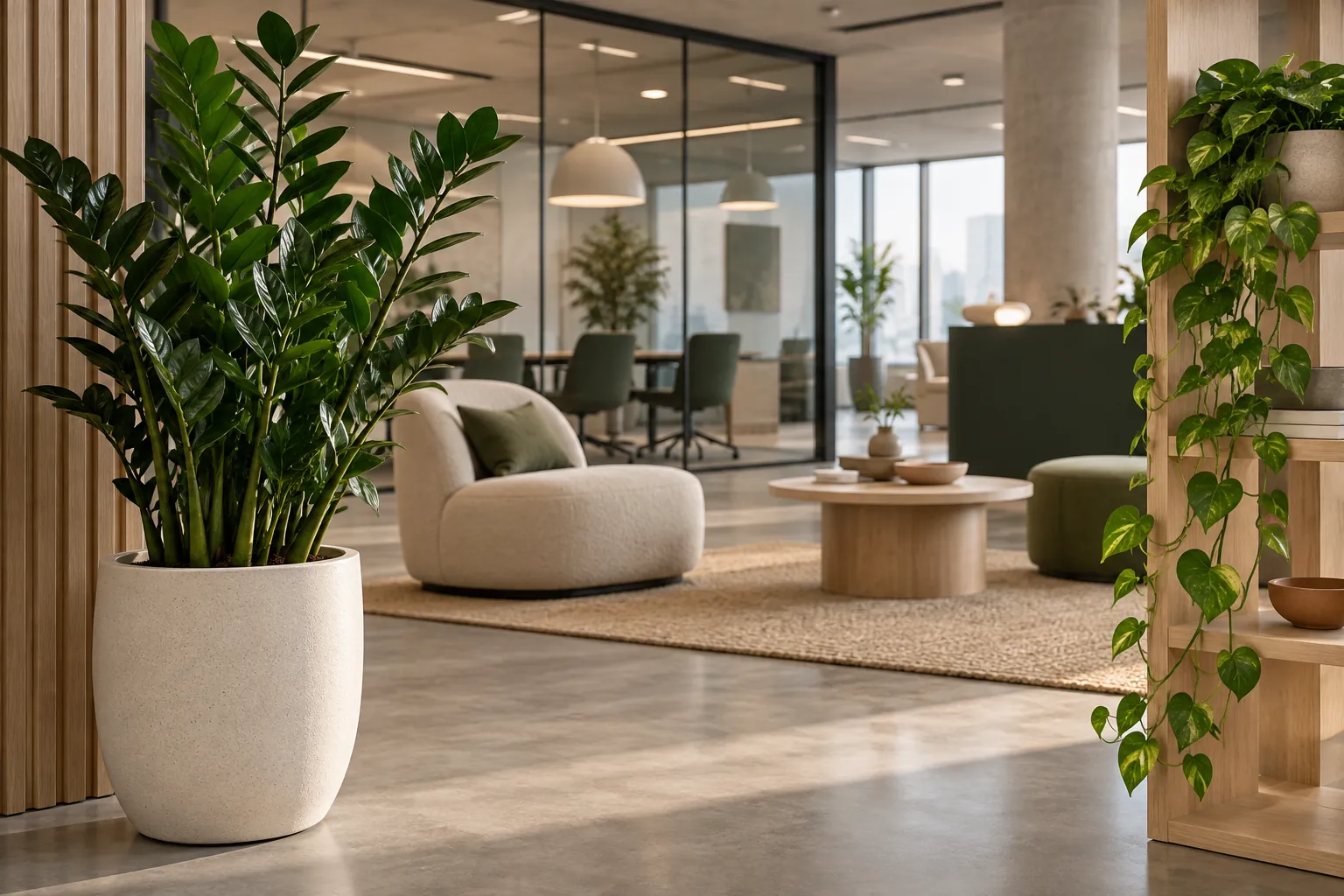 Quelles plantes choisir pour un bureau peu lumineux