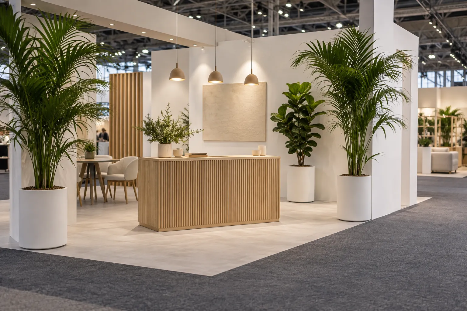 Quelles plantes louer pour un stand de salon professionnel